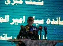 گزارش تصویری نشست خبری فرمانده سپاه امیرالمومنین استان ایلام در ایام اربعین ۱۴۰۴